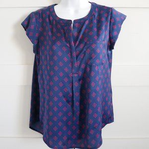 Liz Claiborne Silky Patterned Top
